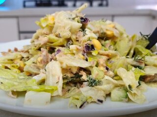 Салат "Любовница капитана", кадр из видео