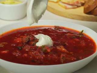 Український борщ, скріншот із відео