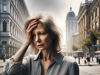 жінка, головний біль, магнітна буря