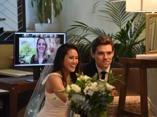 Свадьба онлайн, фото из свободных источников