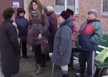 Пенсіонери: скрін з відео