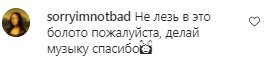 Коментарі на пост Альона в Instagram