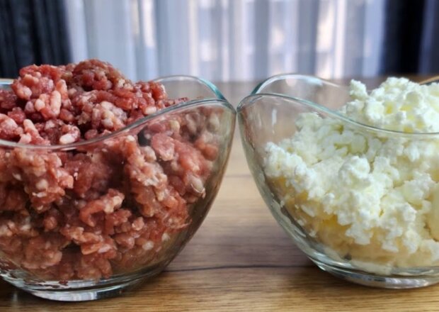 Рулетики с творогом и фаршем, кадр из видео