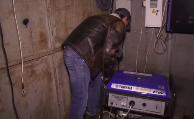 Отключения света, генератор