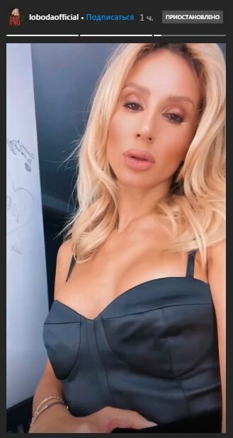 Сториз Светланы Лободы