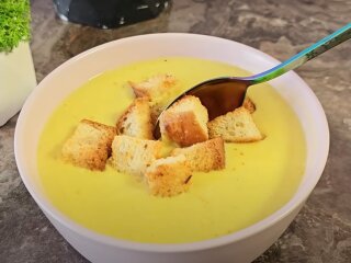 Кабачковый крем-суп, кадр из видео