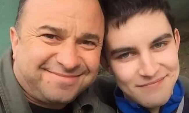 Віктор Павлик з сином