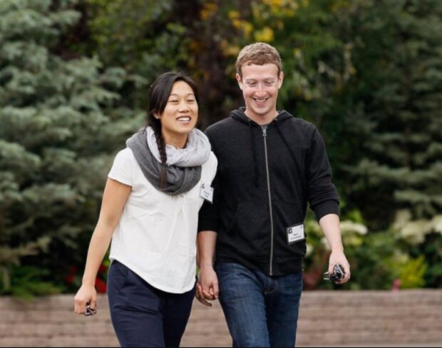 Марк Цукерберг с женой, фото из свободных источников