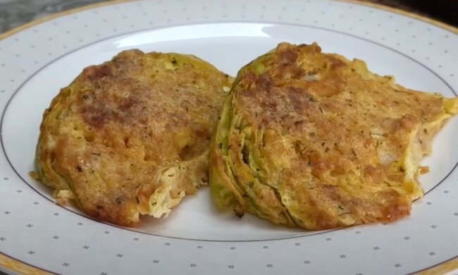 Стейки из капусты, кадр из видео