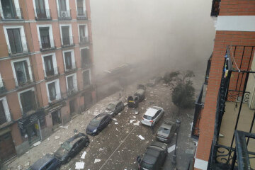 В Мадриде мощный взрыв