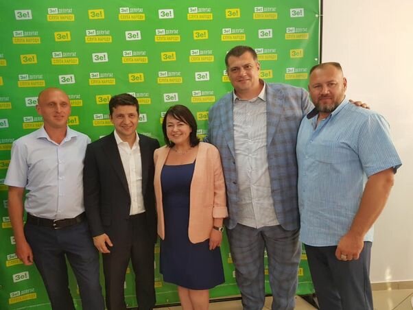 Олена Криворучкіна та Володимир Зеленський