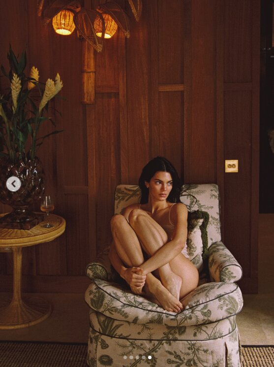 Скрин публикации Кендалл Дженнер