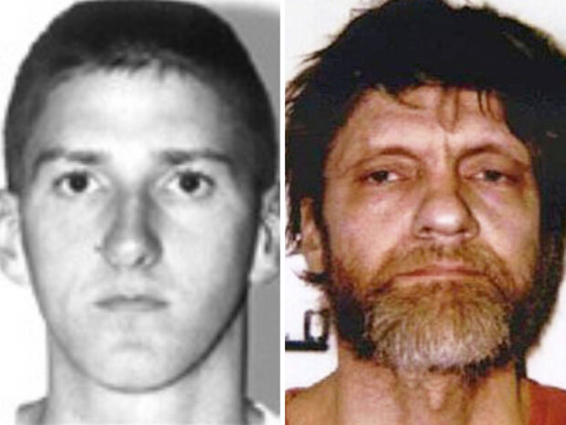 Маквей (ліворуч) і Унабомбер