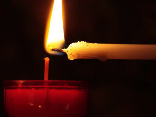 траур, свічка, поминки, втрата