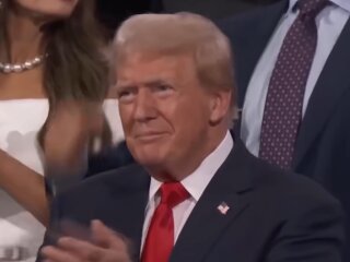 Дональд Трамп, кадр из видео