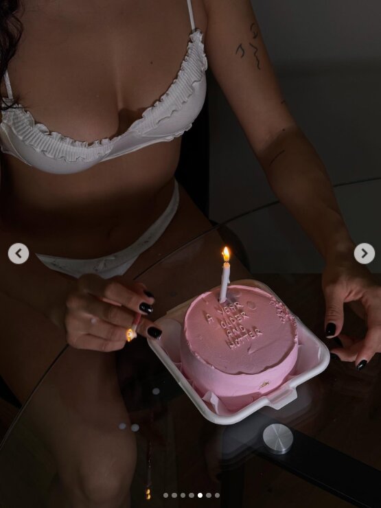 Скрін публікації Мішель Андраде