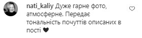 Коментарі на пост Каті Репяхової в Instagram