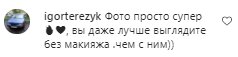 Комментарии на пост Натальи Могилевской в Instagram