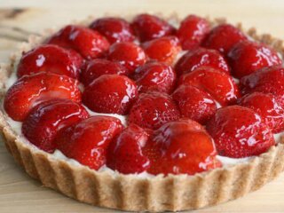 Клубничный пирог, кадр из видео