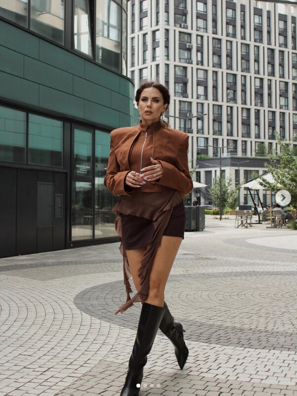 Скрин публикации Насти Каменских