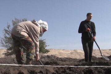 Археологические раскопки под Днепром