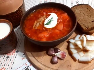 Борщ: скрин с видео