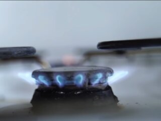 Газовая конфорка, скриншот с видео