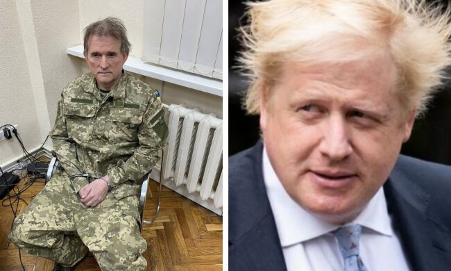 Борис Джонсон та Віктор Медведчук