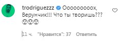 Коментарі на пост Віри Брежнєвої в Instagram