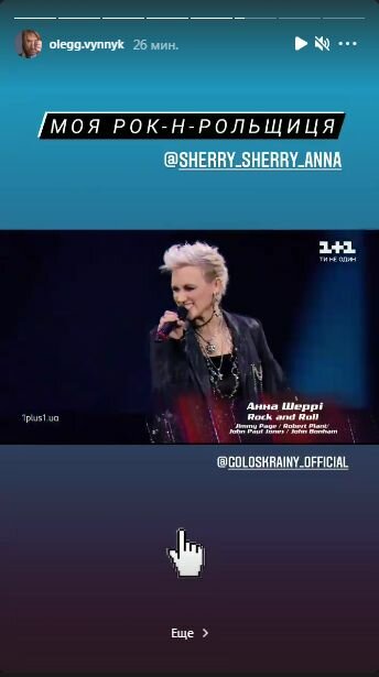 Сториз Олега Винника