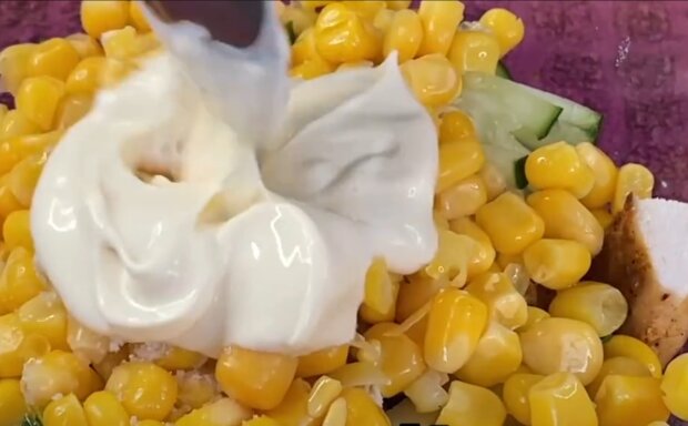 Салат "Кохання", кадр з відео