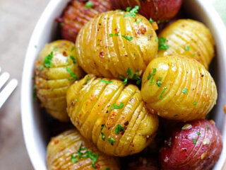 Смажена картопля з часником