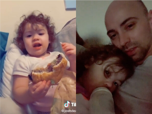 Тато побачив, як його дочка щось тягне під ліжко