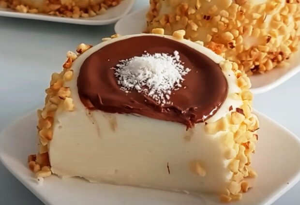 Десерт "Зимові шапки", кадр з відео