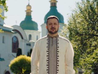 Володимир Зеленський, кадр із великоднього звернення