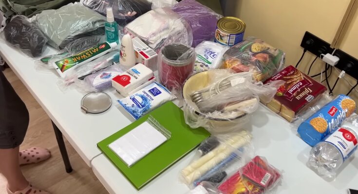 Тревожный чемоданчик, продукты