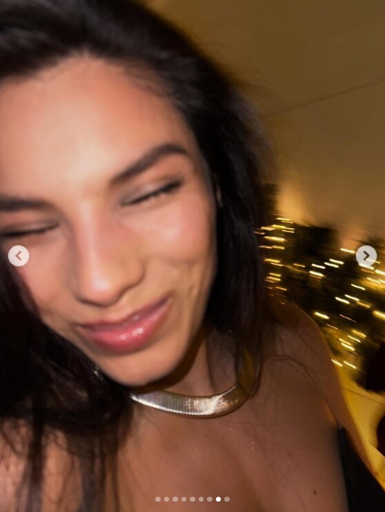 Скрин публикации Мишель Андраде