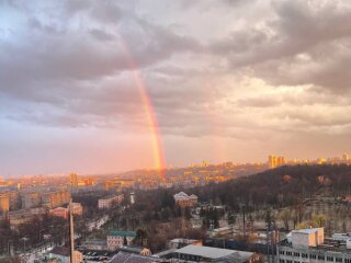 Погода, веселка, фото із соцмереж