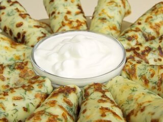 Творожные блины, кадр из видео