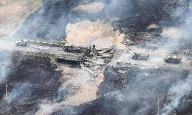 палаюча техніка рашистів
