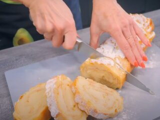 Рулет-тістечко, кадр з відео