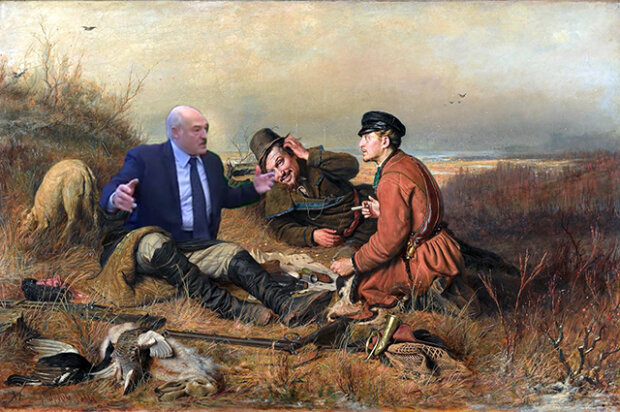 Лукашенко на картині