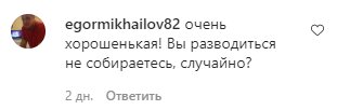 Коментарі зі сторінки Анни Кошмал в Instagram