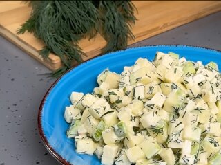 Салат из кабачков "3 копейки", кадр из видео