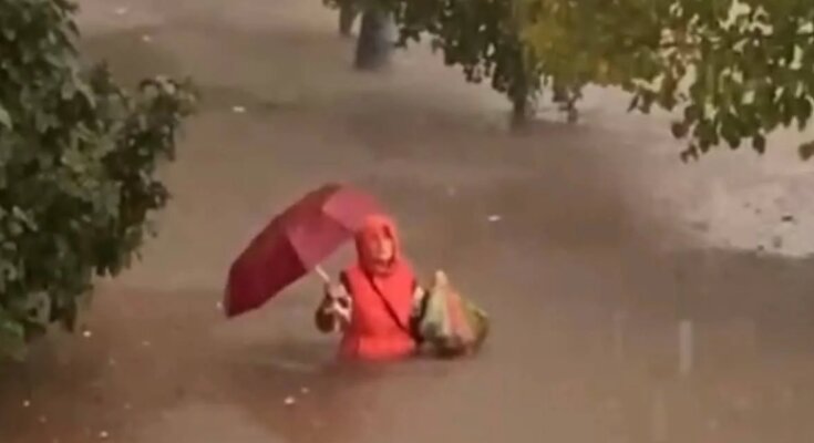 Потоп в Одессе, погода