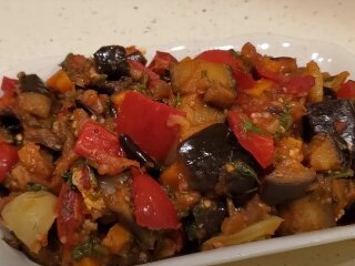 Соте из баклажанов