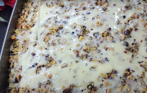 Ореховый пирог, кадр из видео