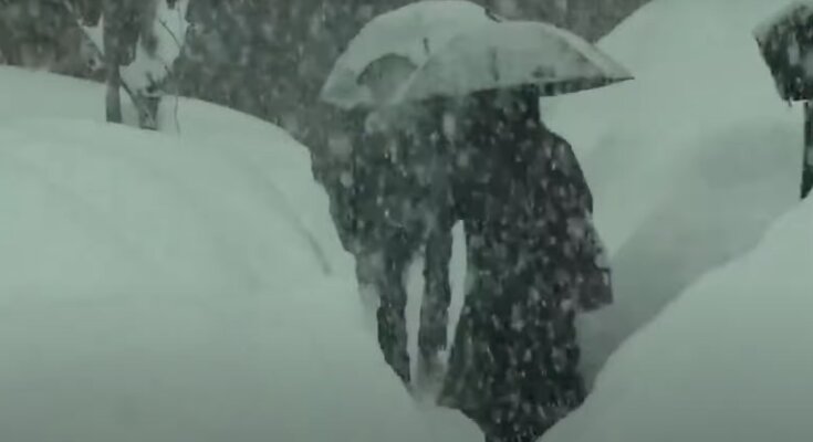 Погода, снегопад, зима