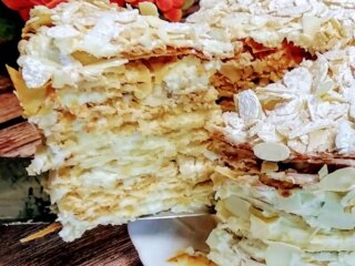 Хрустящий торт, кадр из видео