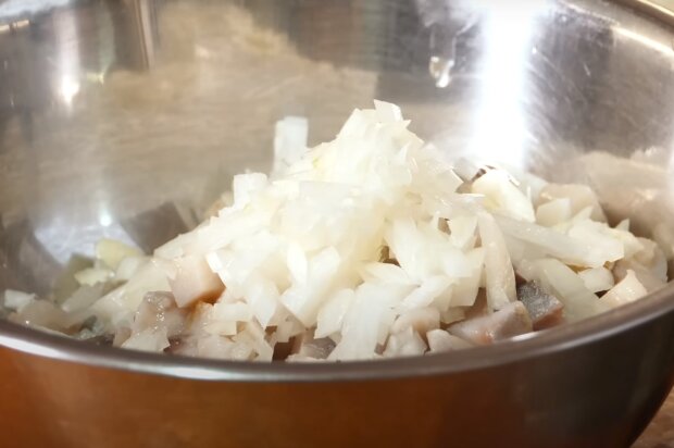 Селедка по-студенчески, кадр из видео